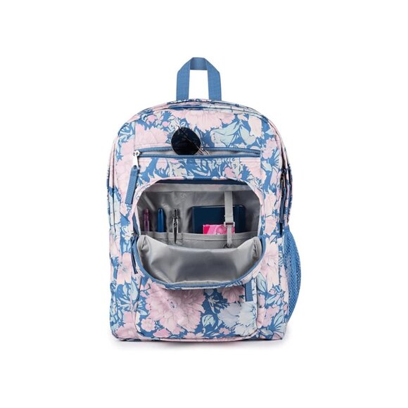 JanSport Big Student Laptop Backpack - Faded Tapestry Elemental Blue